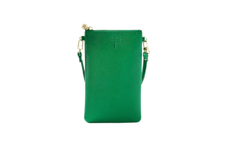 #1 Green Crossbody Wristlet