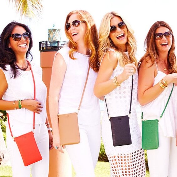 #1 Tan Crossbody Wristlet