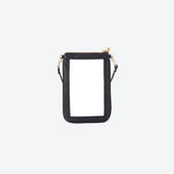 #1 Double Nudie Black Crossbody Wristlet