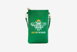 #1 Green Queen of the Green Crossbody Wristlet