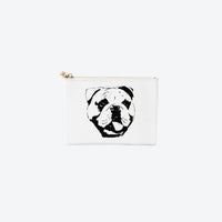 #2 White Bulldog Pouch