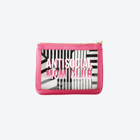 #4 Nudie Hot Pink Anti Social Pouch