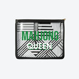 #8 Nudie Black Mahjong Queen Pouch