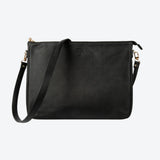 #9 Black Padded Crossbody Techie