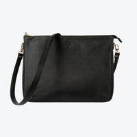 #9 Black Padded Crossbody Techie