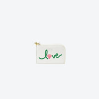 Card Case White Beach Love