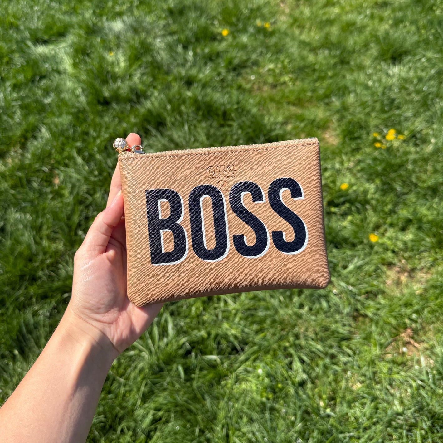 #2 Boss Tan Pouch