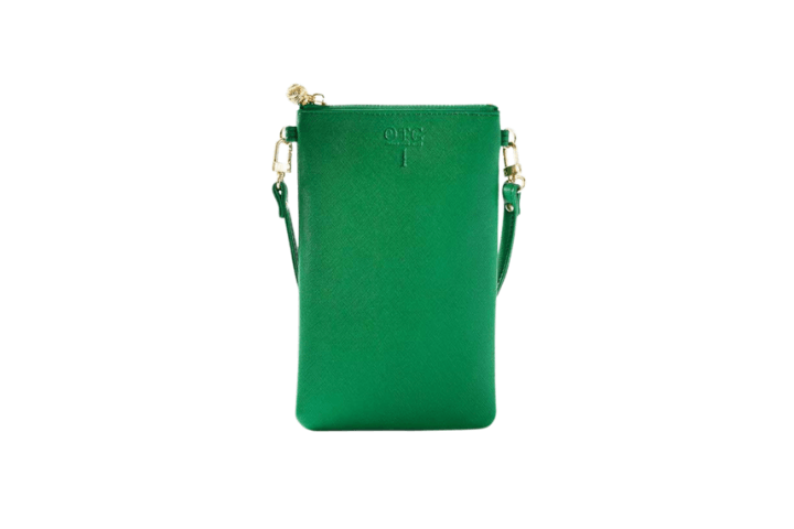 #1 Green Crossbody Wristlet