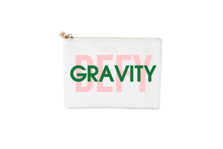 #2 White Defy Gravity Pouch