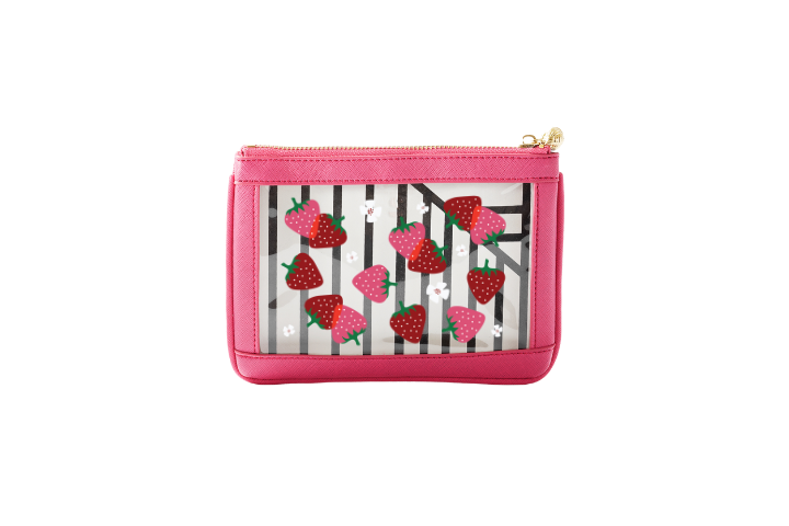#2 Nudie Hot Pink Strawberry Pouch