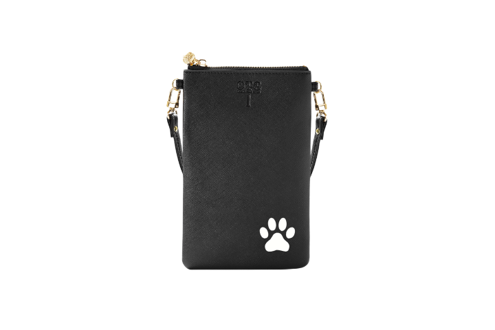 #1 Black Paw Crossbody/Wristlet