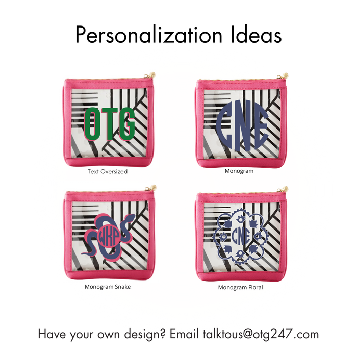 #3 Nudie Hot Pink Pouch – personalized image
