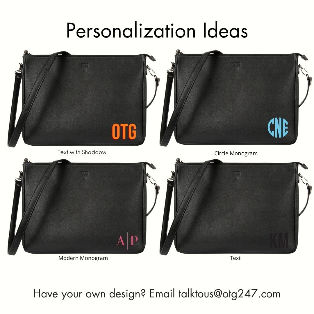#9 Blackout Padded Crossbody Techie