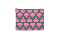 #4 Elle Shell Green Pouch