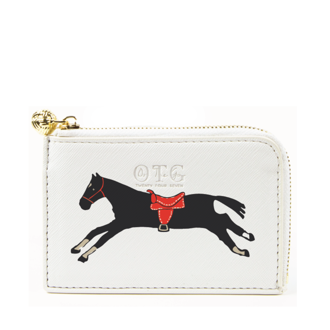 Card Case White Horse