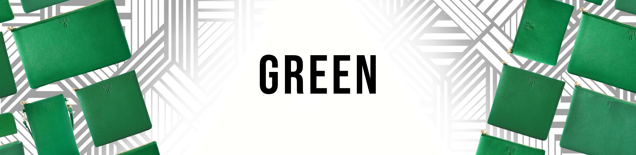 All OTG|247 Green bags in one place.