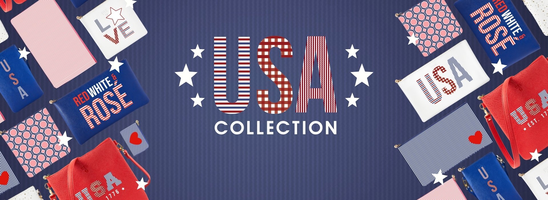 Promotional banner for new OTG247 2026 USA Bags Collection.