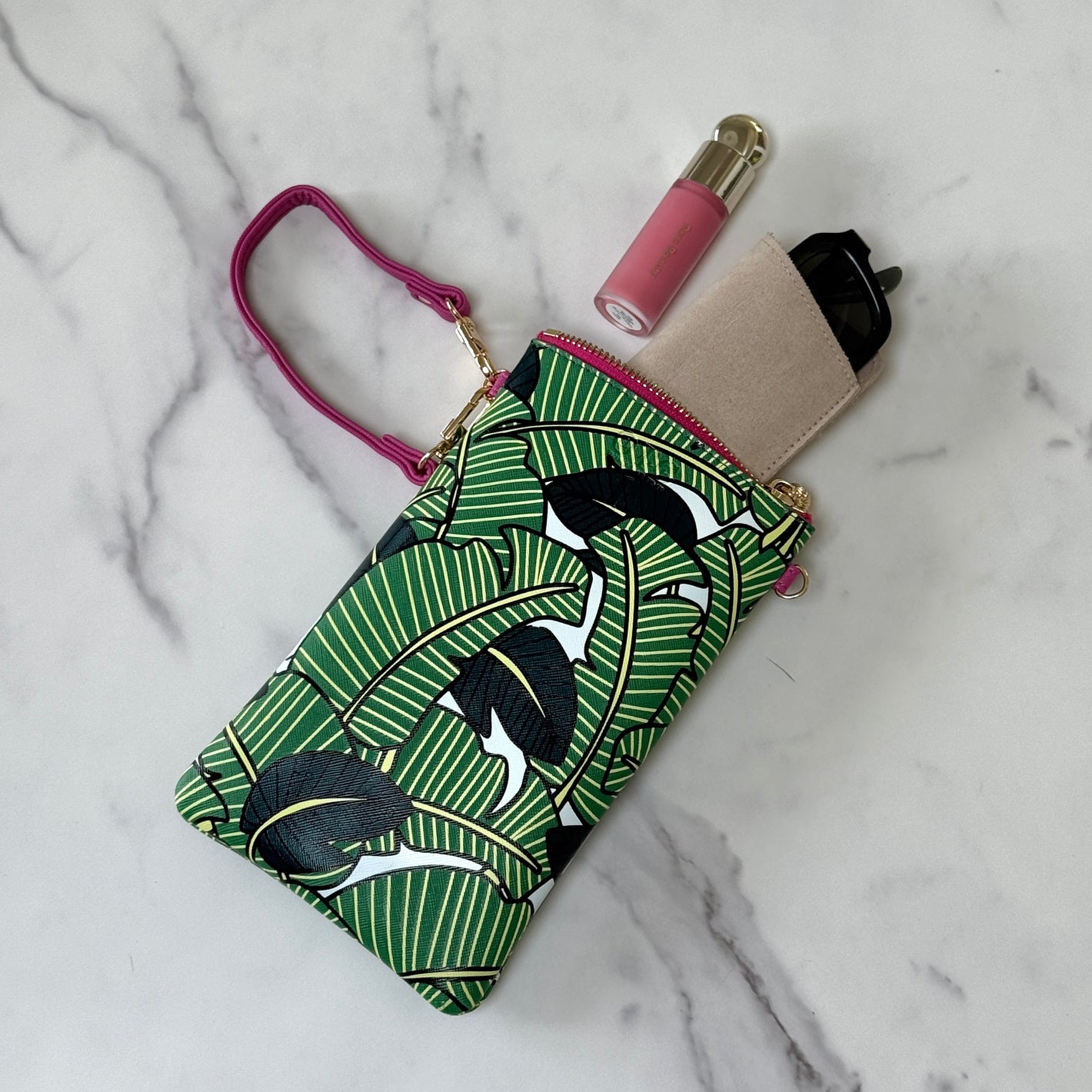#1 Green Becky Banana Crossbody
