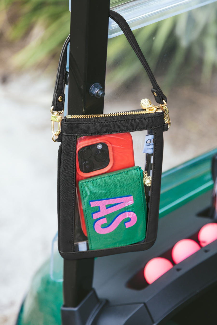 #1 Double Nudie Black Crossbody Wristlet, lifestyle photo 2