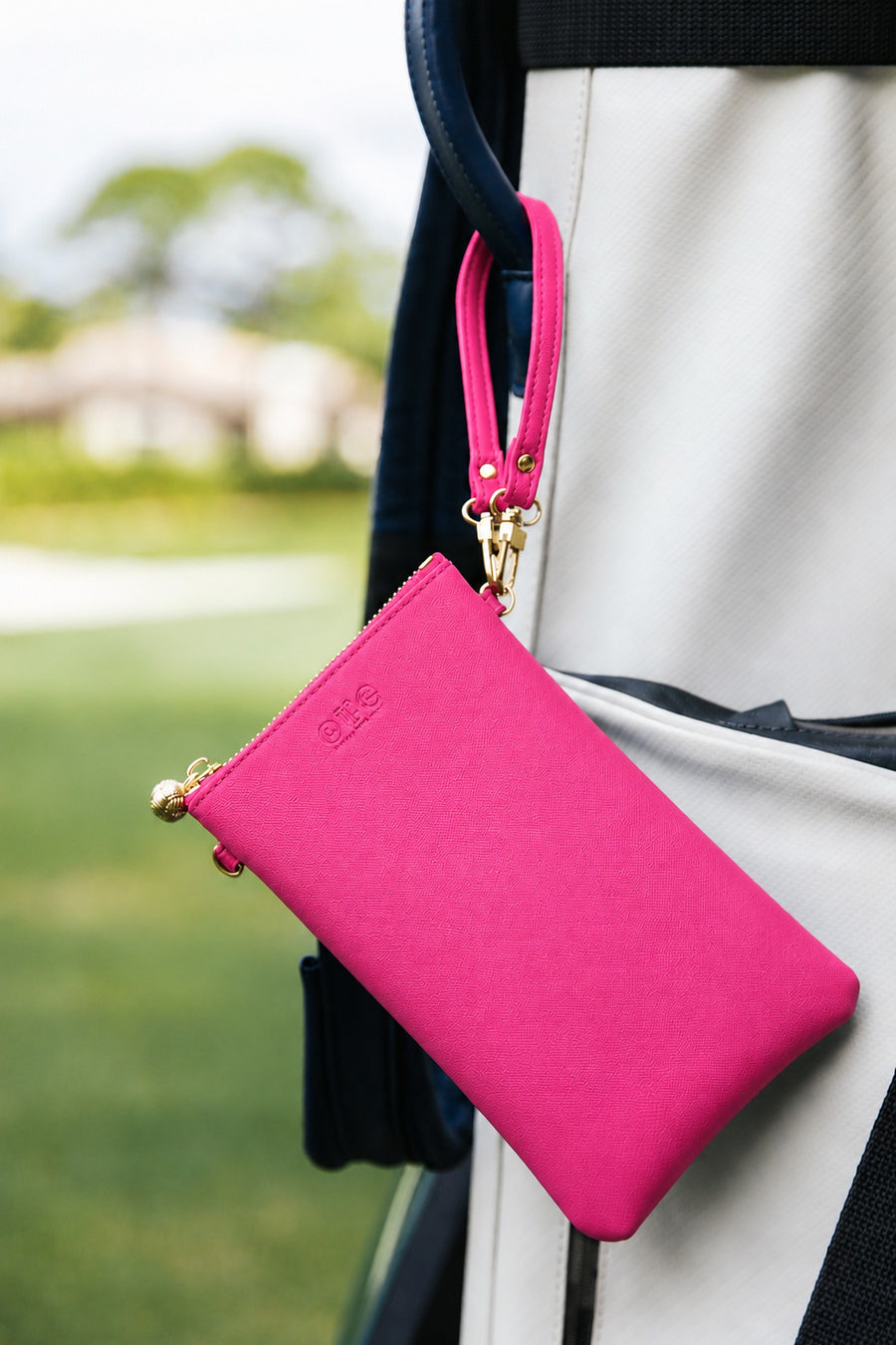 #1 Hot Pink Crossbody Wristlet, lifestyle photo 1