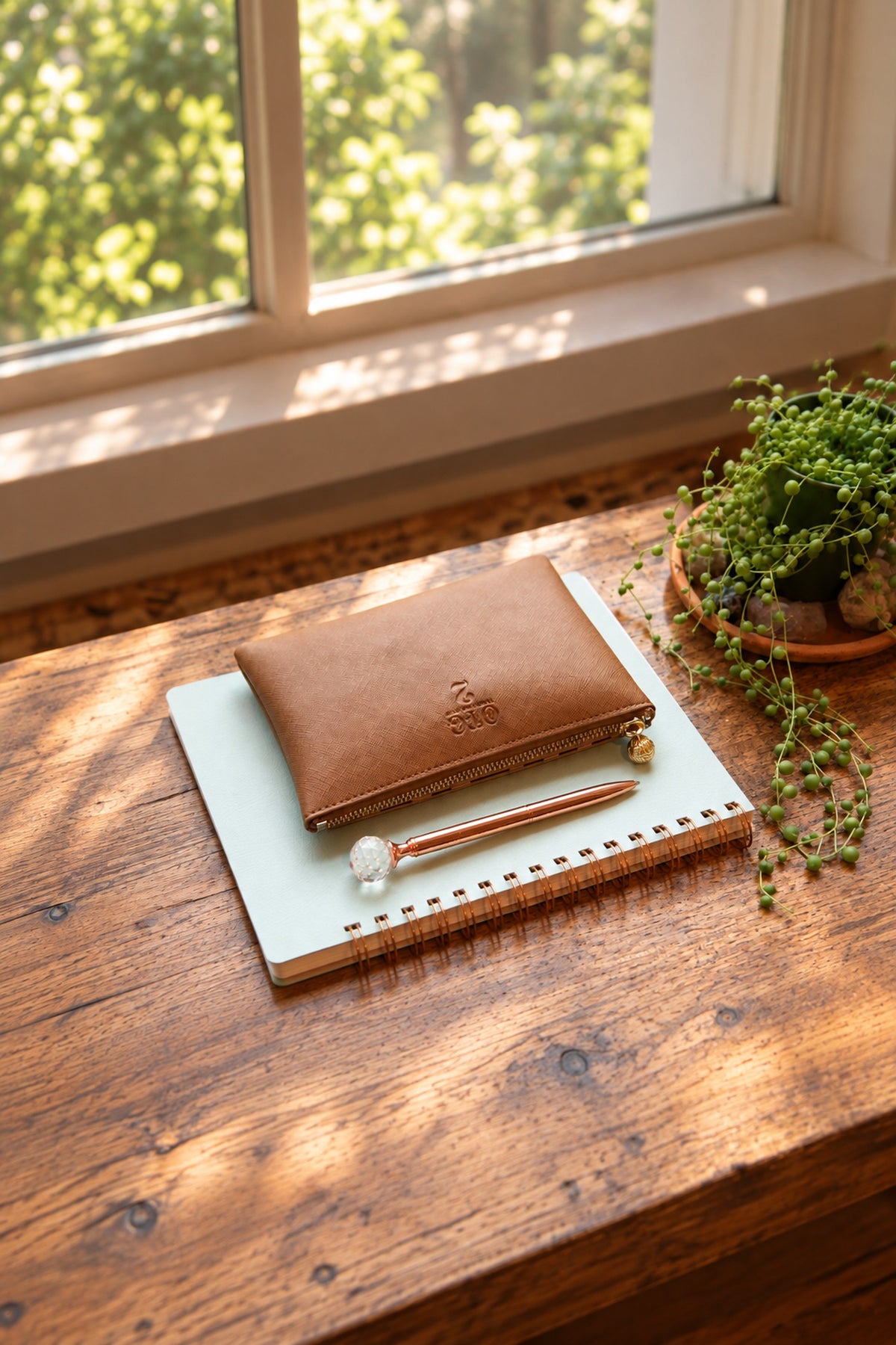 #2 Tan Pouch