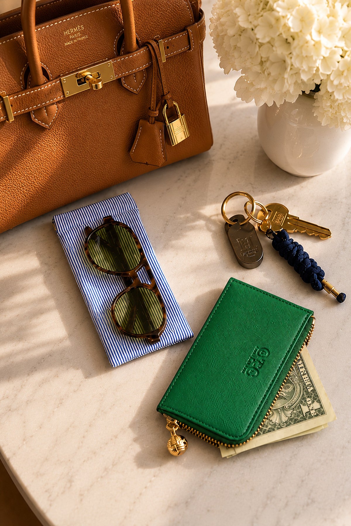 Card Case Green Cash