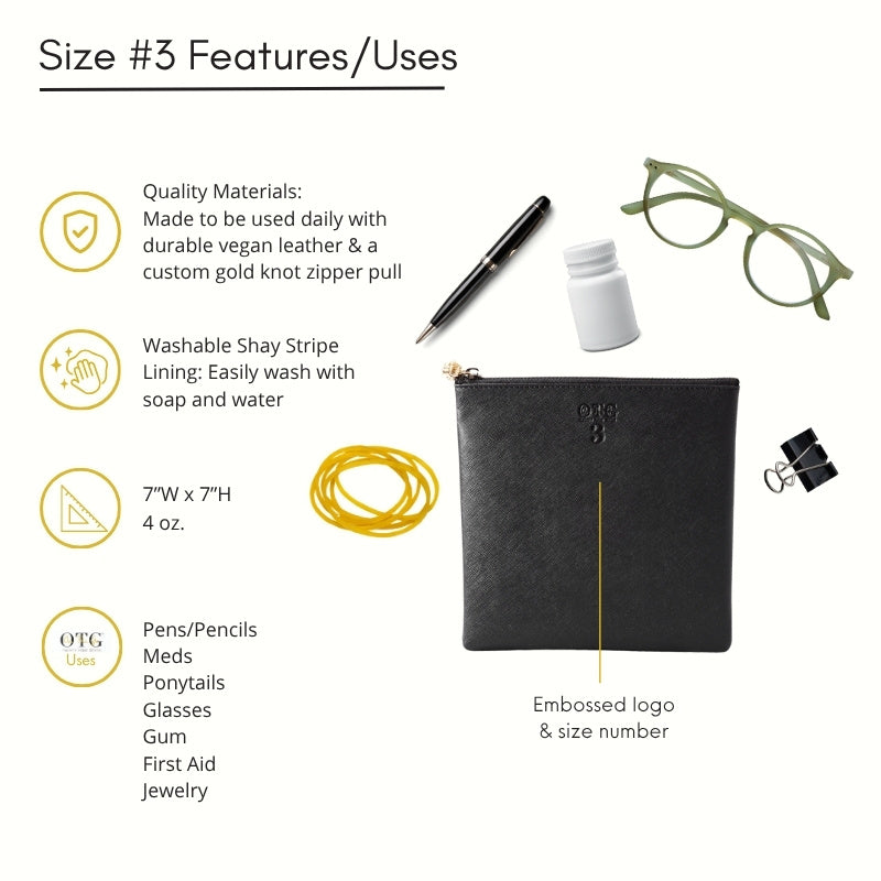 Black OTG247 #3 with features listed on left.