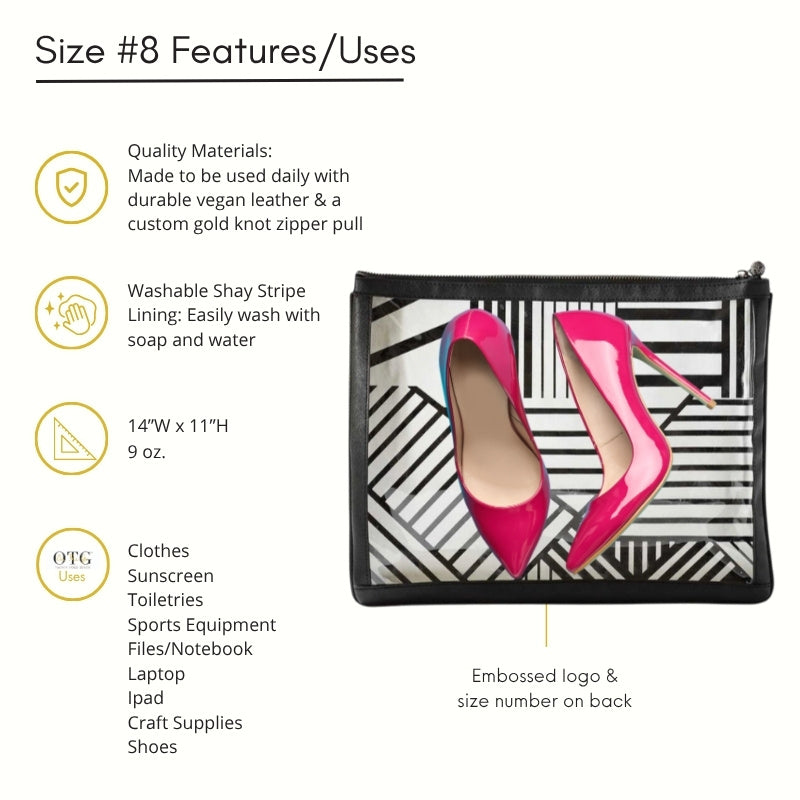 Black OTG247 #8 with features listed on left.
