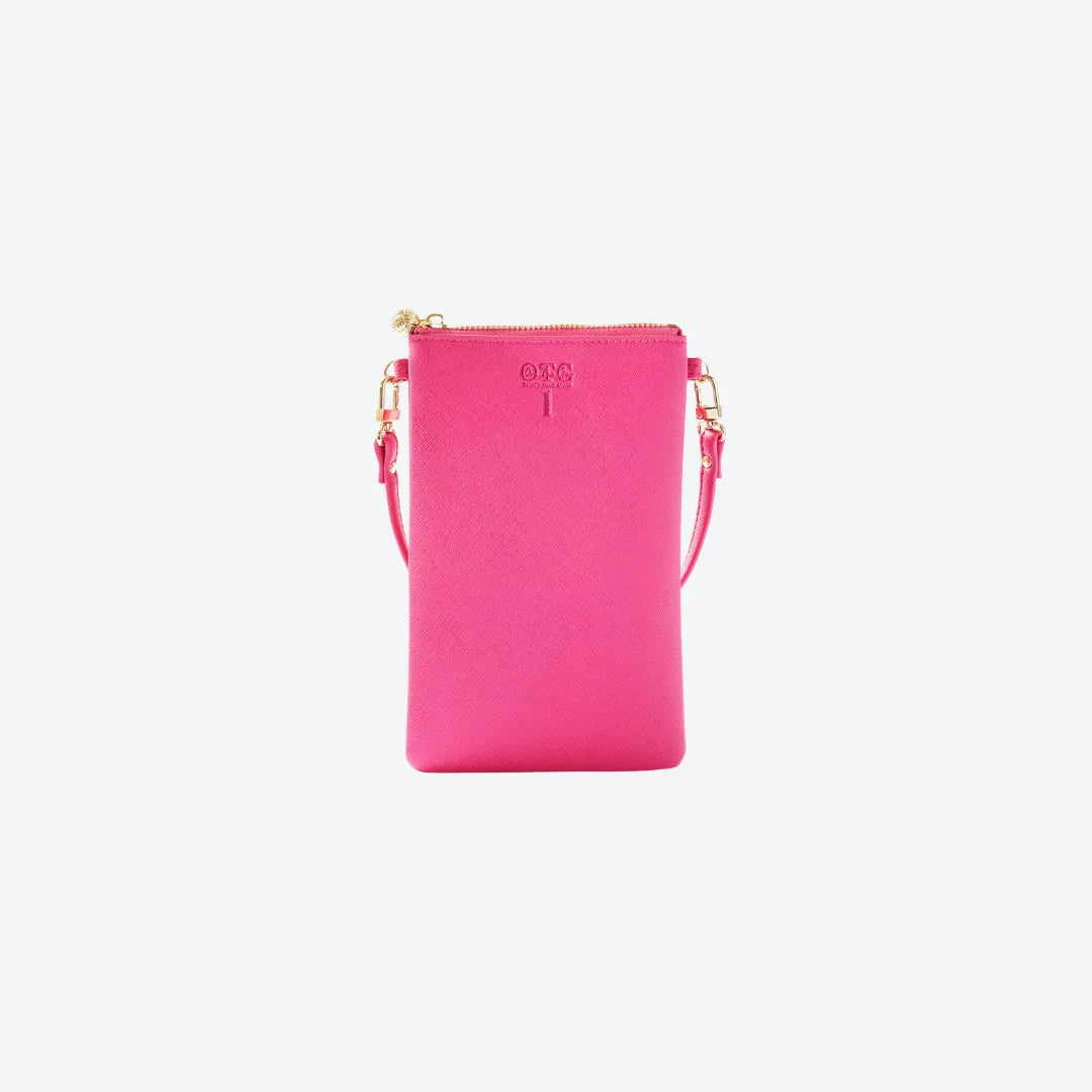 #1 Hot Pink Crossbody Wristlet