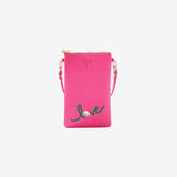 #1 Hot Pink Golf Love Crossbody Wristlet
