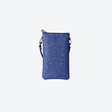 #1 Nicole Dot Navy Crossbody Wristlet