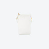 #1 White Crossbody Wristlet
