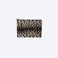 #2 Caki Leopard Gold Pouch