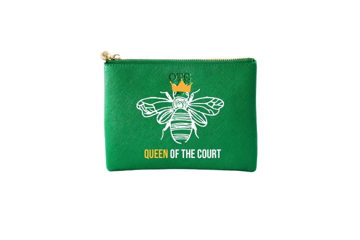 #2 Green Court Queen Pouch