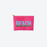 #2 Hot Pink Beach Pouch