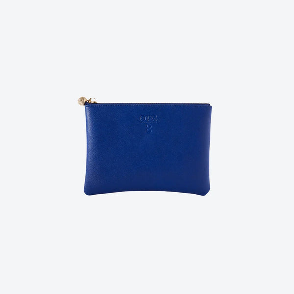 #2 Navy Pouch, front view