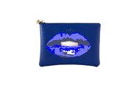 #2 Navy Lips Blue Pouch
