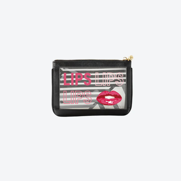 #2 Nudie Black Lips Pouch, front view