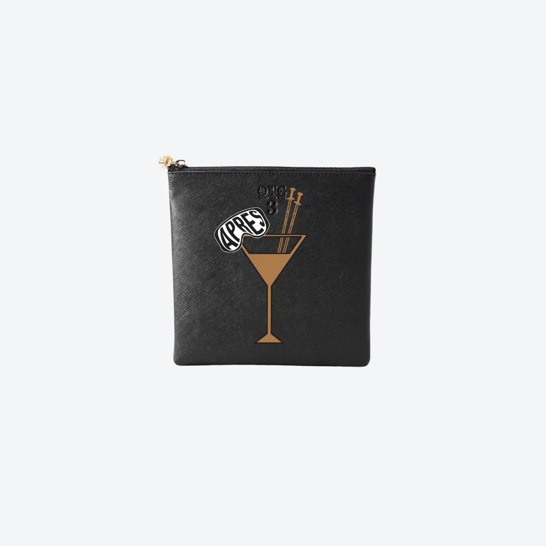 #3 Black Apres Drinks Pouch
