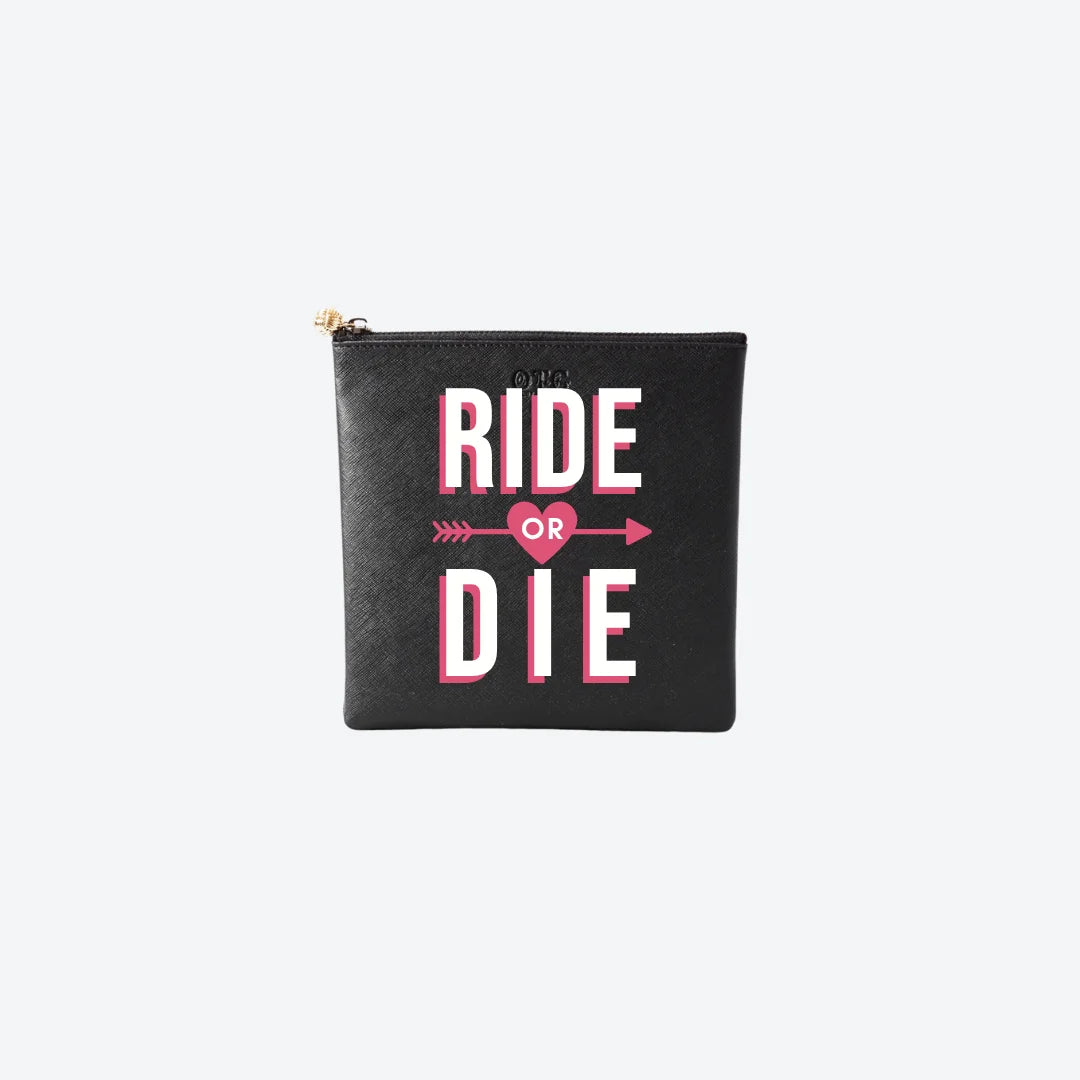 #3 Black Ride Die Pouch