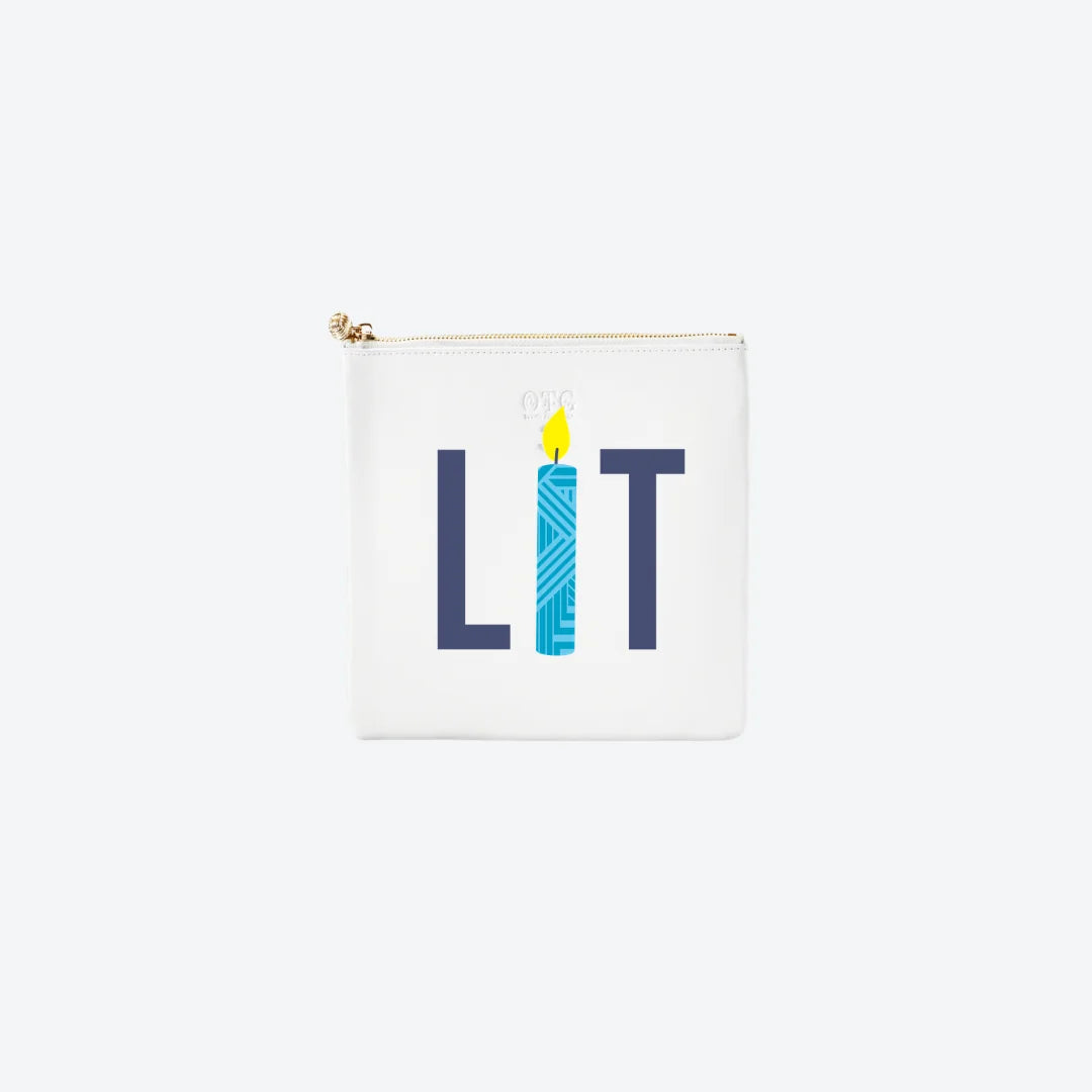 #3 White Lit Pouch