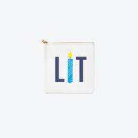 #3 White Lit Pouch