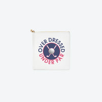 #3 White Over Dressed Pouch