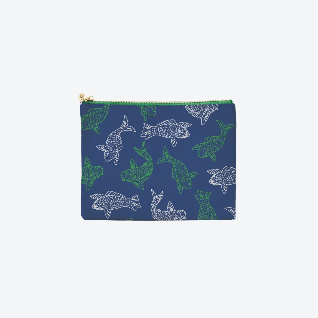 #4 Alexis Koi Navy Pouch
