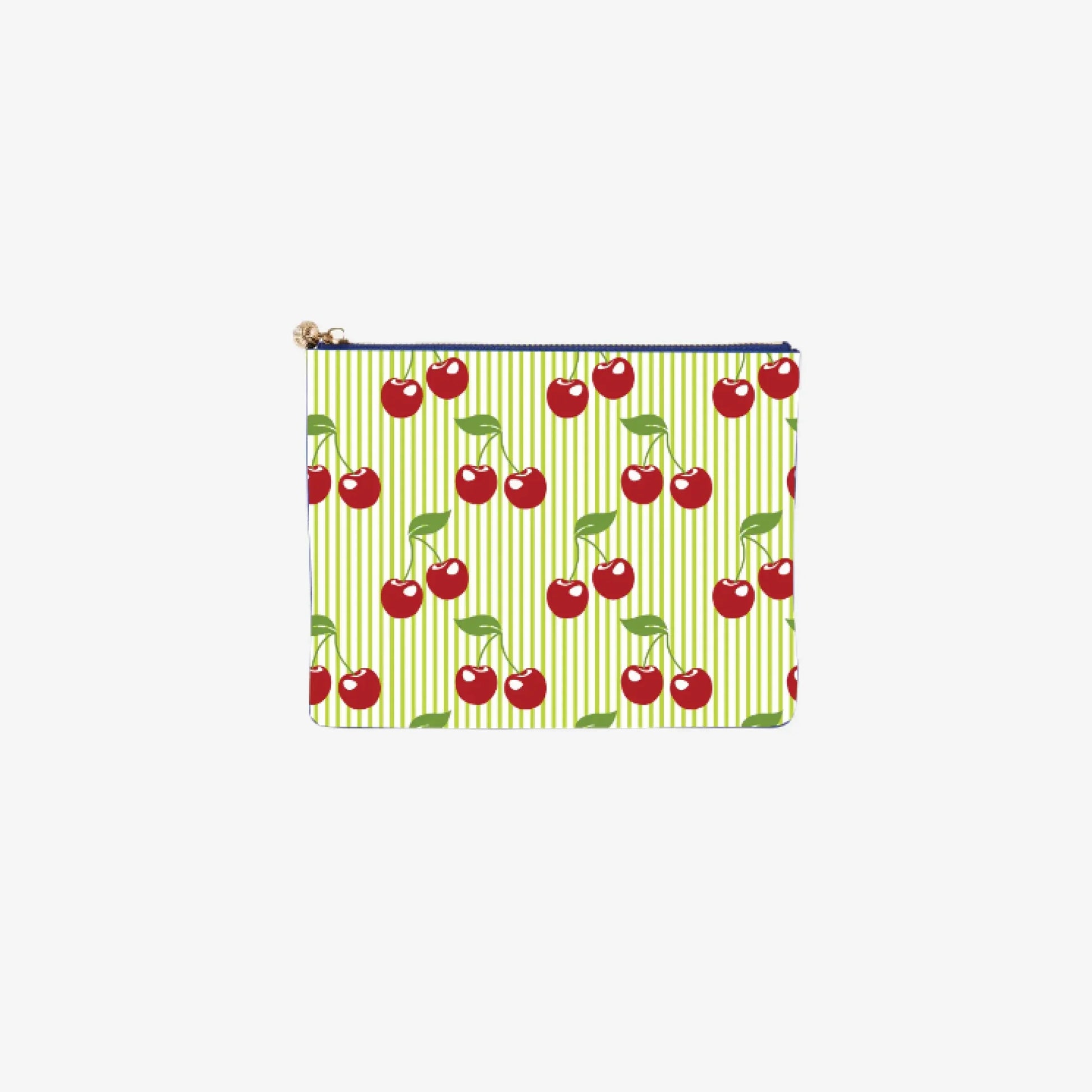 #4 Alyssa Cherries Green Pouch