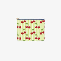 #4 Alyssa Cherries Green Pouch