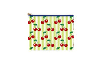 #4 Alyssa Cherries Green Pouch