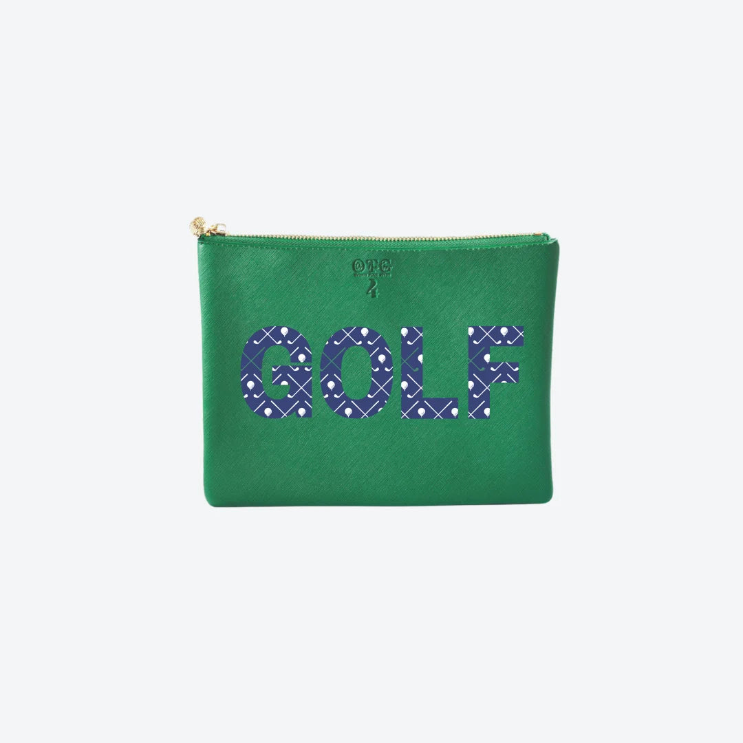 #4 Green Keyanna Golf Pouch