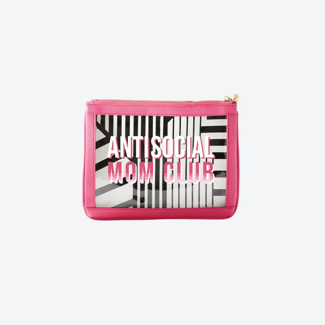#4 Nudie Hot Pink Anti Social Pouch