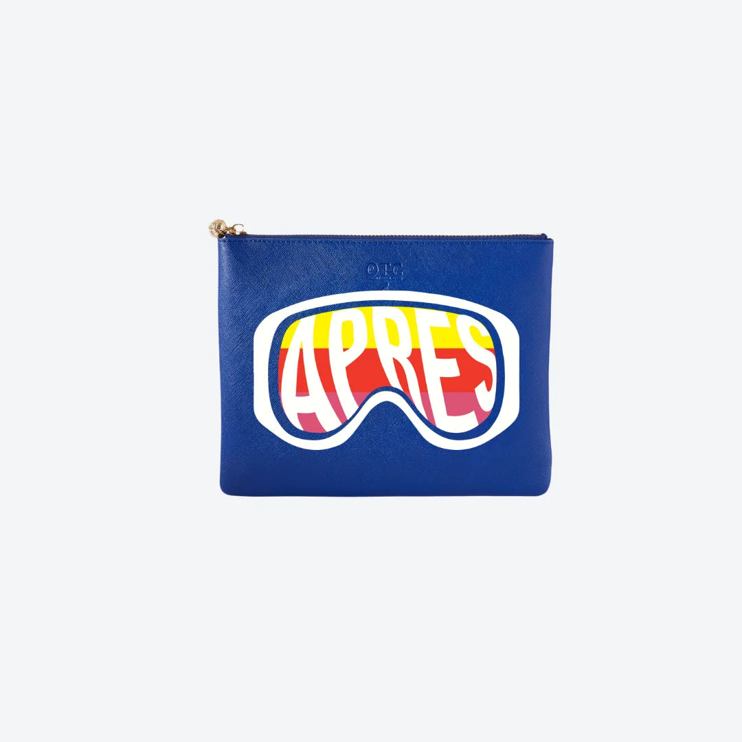 #4 Navy Apres Goggles Pouch